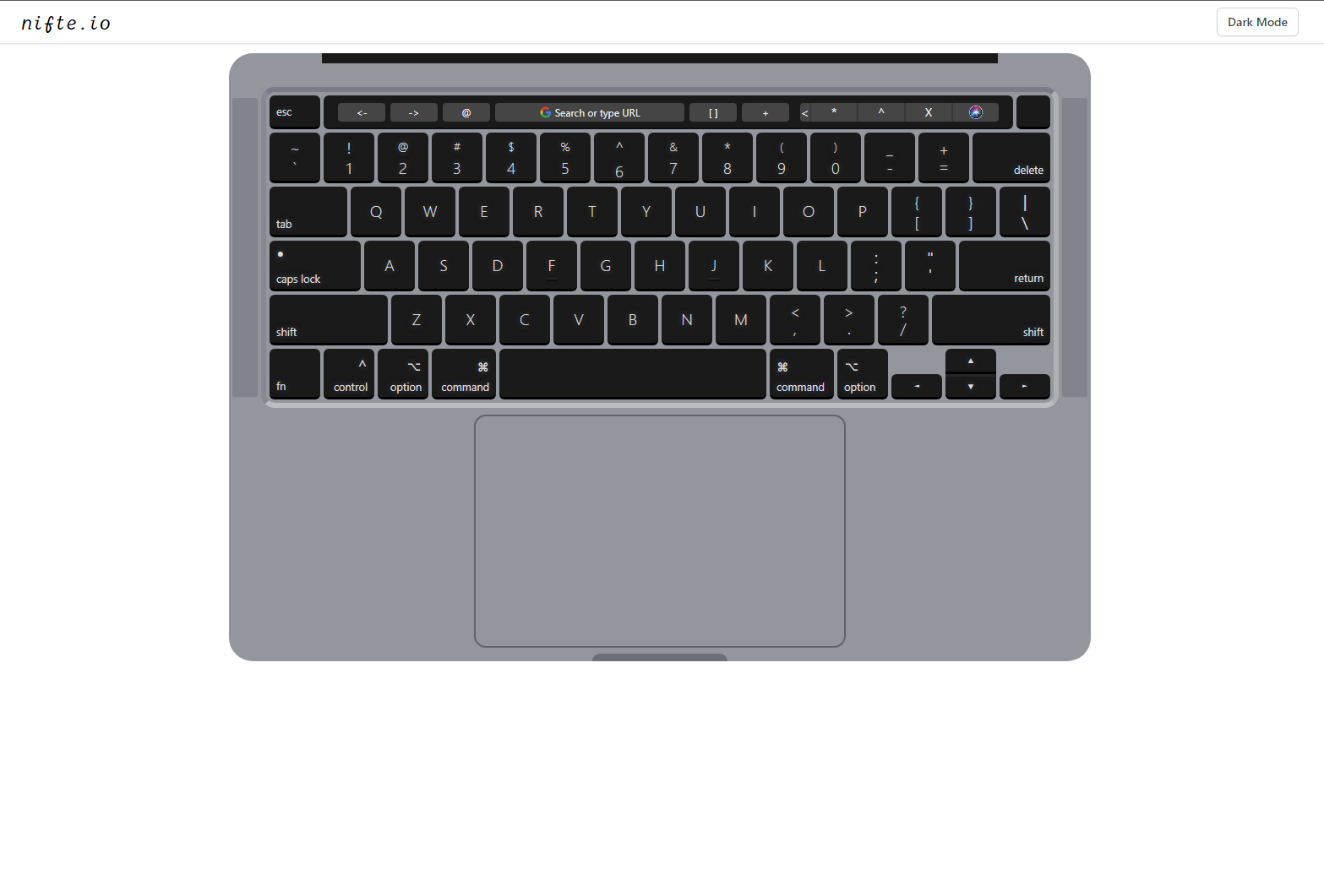 CSS MacBook Keyboard
